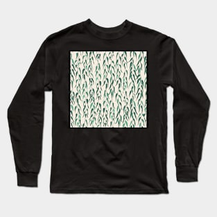 Willow Fronds by the Pond Long Sleeve T-Shirt